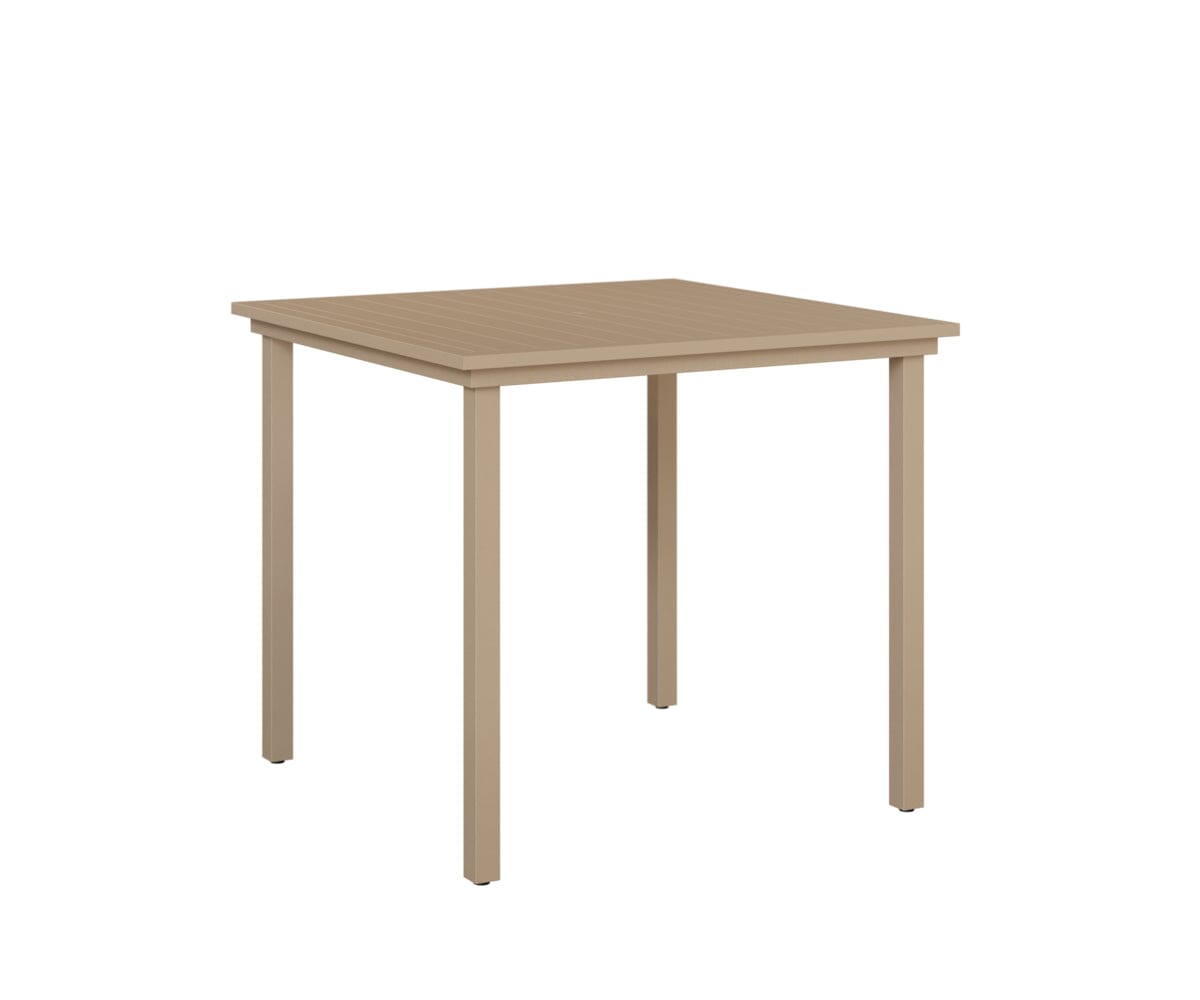 Vida 44" Square Table - Aluminum Top - Bar Rockwood Outdoor Furniture 