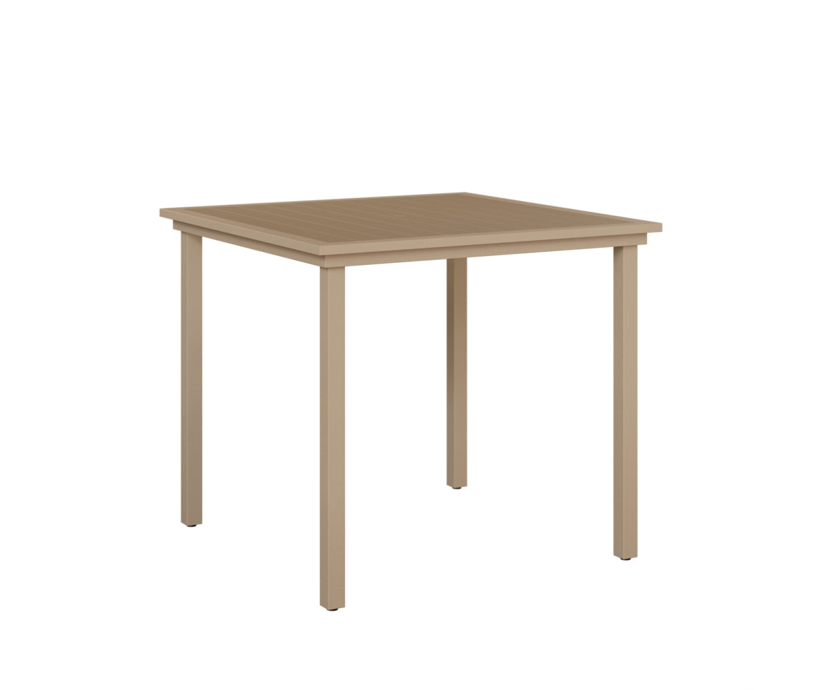 Vida 44" Square Table - Poly Top - Bar