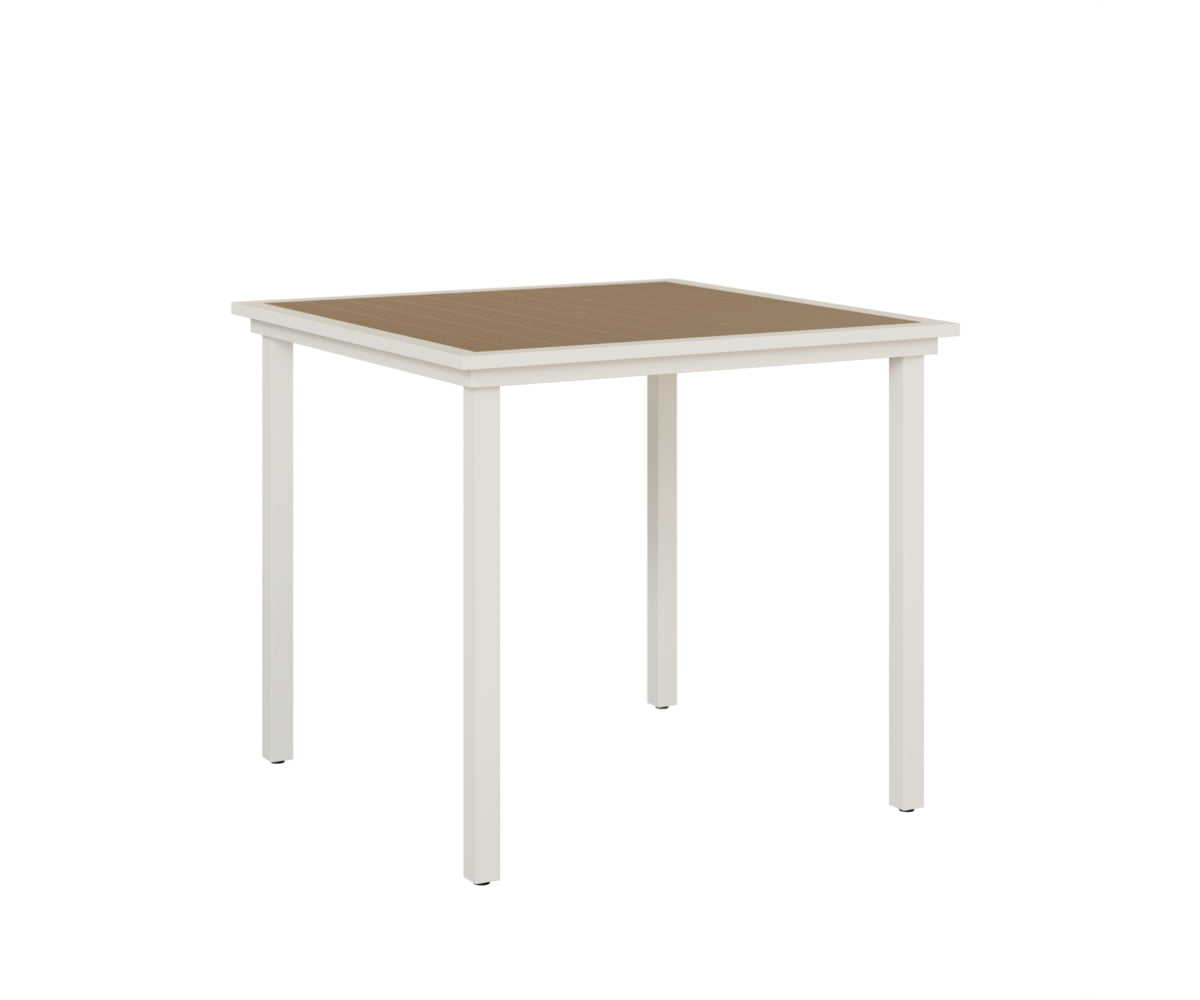 Vida 44" Square Table - Poly Top - Bar