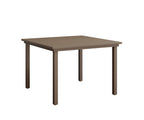 Vida 44" Square Table - Aluminum Top - Dining Rockwood Outdoor Furniture Clay 