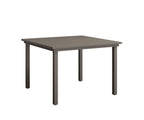 Vida 44" Square Table - Aluminum Top - Dining Rockwood Outdoor Furniture Graphite 