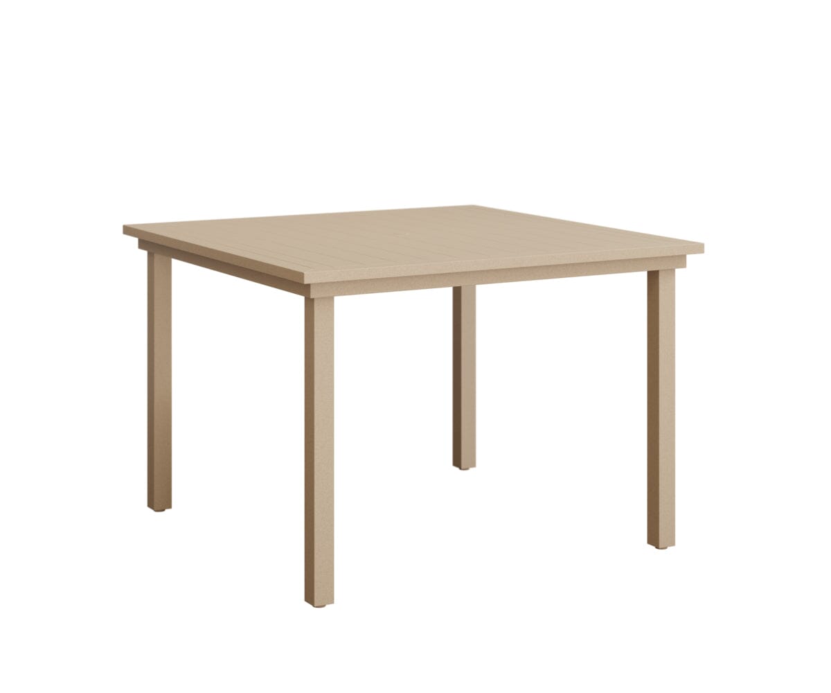 Vida 44" Square Table - Aluminum Top - Dining Rockwood Outdoor Furniture 