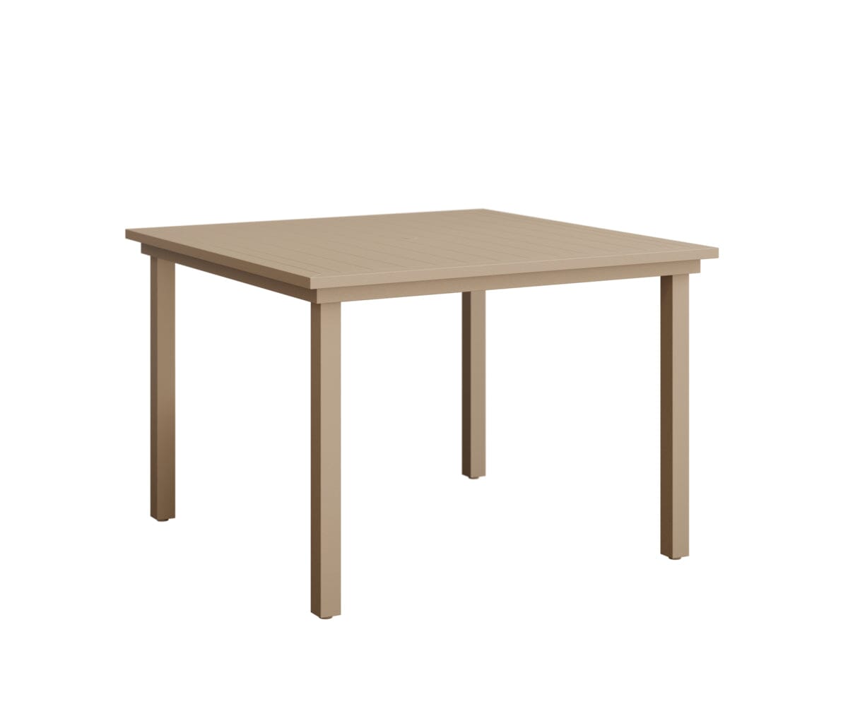 Vida 44" Square Table - Aluminum Top - Dining Rockwood Outdoor Furniture 