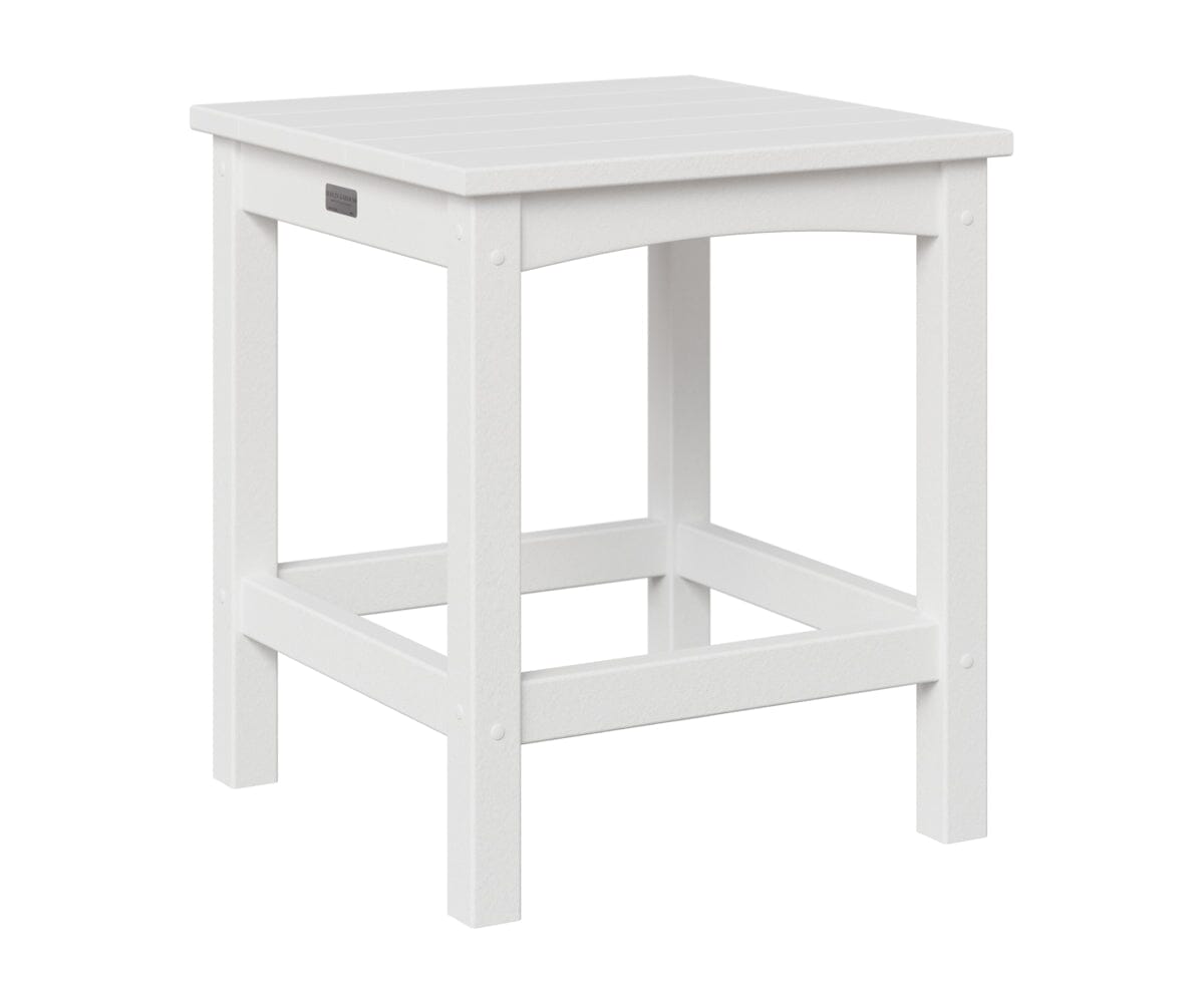 Camden End Table Rockwood Outdoor Furniture White 